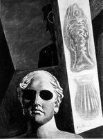 Giorgio de Chirico, Ritratto di Apollinaire, 1914.