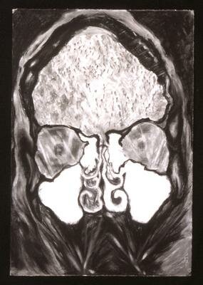 charcoal on paper