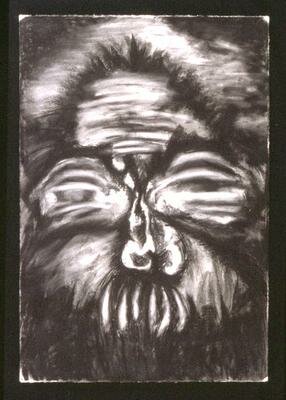 charcoal on paper