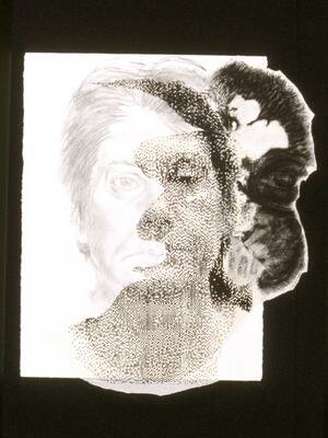 charcoal on paper