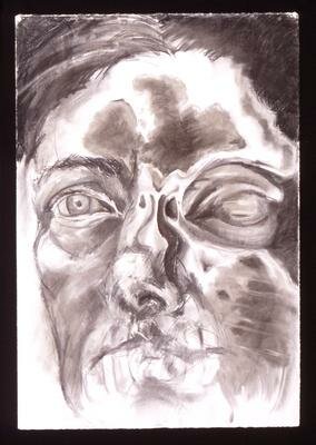 charcoal on paper