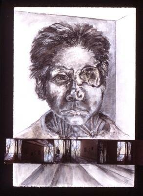 charcoal on paper