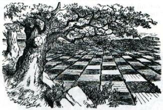 Alice hinter den Spiegeln, Illustration Kapitel 2